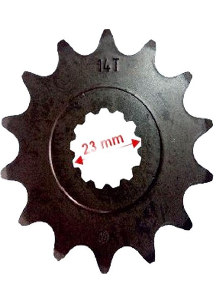 Suzuki Uyumlu Inazuma Ön Dişli 520-14T Iç 23X13 Tırnaklı Öm