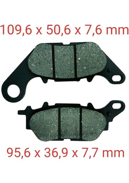 Ybr Uyumlu Ön Fren Disk Balatası (2009-....) Fa464 İthal