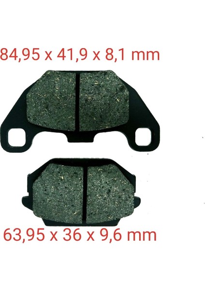 Ön Fren Disk Balatası FA305 3369 Sym Joyride Evo 125-200