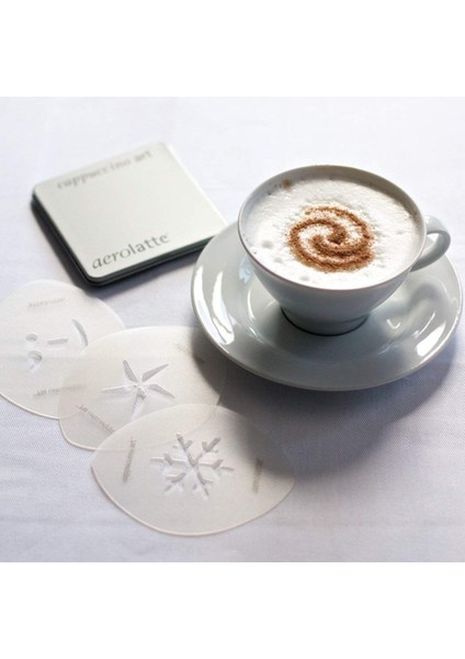 Cappuccino Art Şablonu 6 Eğlenceli Tasarım