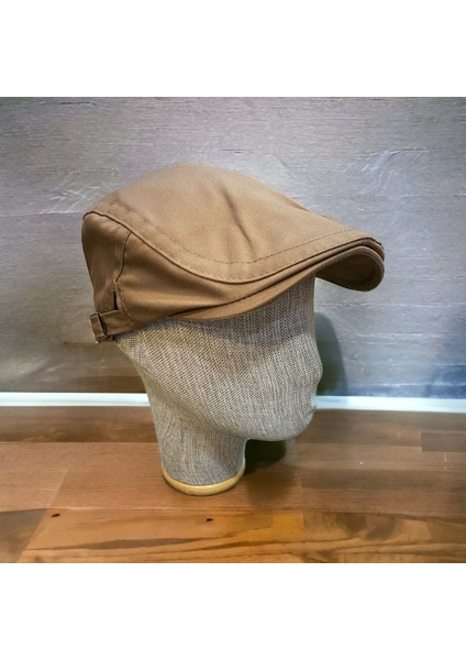 Salarticaret Kahverengi Kasket Şapka Yazlık Pamuklu Ürün