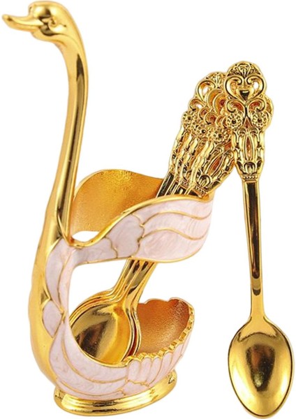 6pcs Buz Çay Aureate ile Swan Tutucu (Yurt Dışından) fırsatları