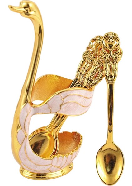 6pcs Buz Çay Aureate ile Swan Tutucu (Yurt Dışından) indirimleri