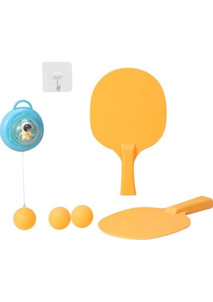 Ping Pong Balls Paddles Set Çocuklara Gerek Yok Masa Asma Masa Tenis Eğitmeni Mavi (Yurt Dışından)