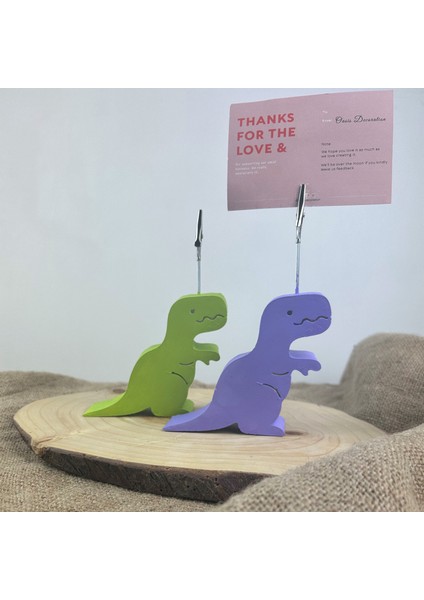 Tyrannosaurus Rex Dinazorlar 2'li Not Tutucu Set