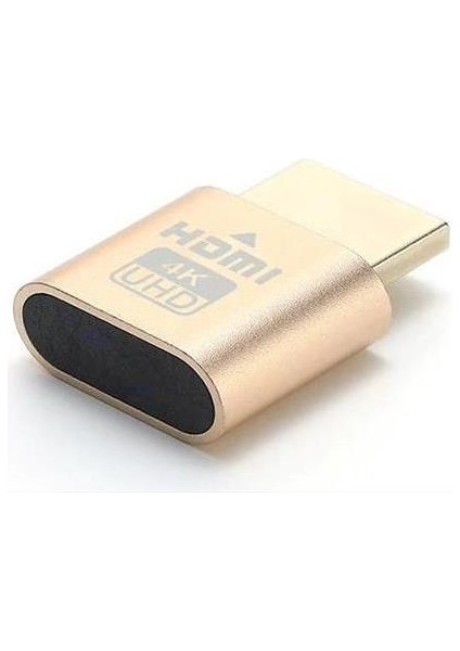 HDMI 4K UHD Dummy Plug Minning Bitcoin Sanal Monitör Ekran Kartı Emülatörü