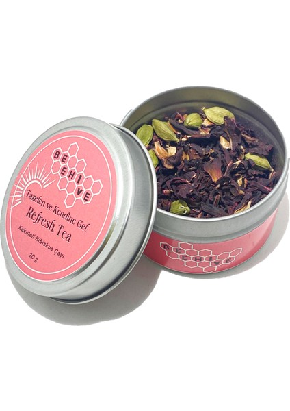 Kendine Gel Bitki Çayı Refresh Tea 50 gr Tazelen Hibiskus Kakule Karanfil Çayı Gurme Soğuk Sıcak Bitki Çayı