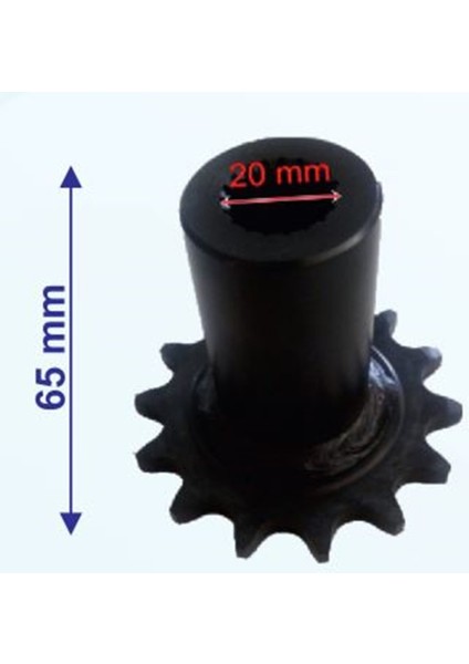 Ön Dişli 520-14T Iç 20XUZUNLUK 65XTM Öm