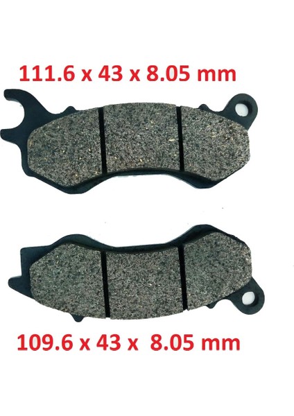 Pcx Uyumlu 125-150 Ön Fren Disk Balatası 2011-2017 FA603