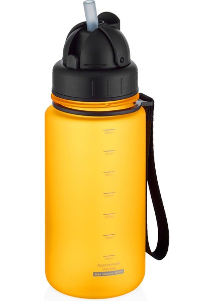 Pipetli 400 ml Tritan Çocuk Su Matarası Fiftyfifty