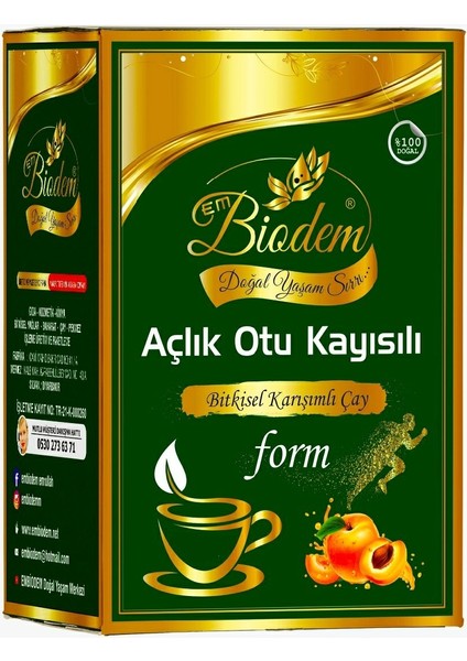 Açlık Otu Kayısılı Form Detox 30 Süzen Poşet Çay