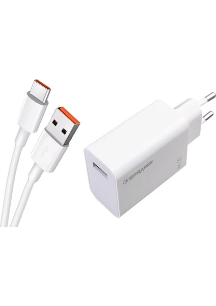 Mı Poco X3 Pro Uyumlu 33W Hızlı Şarj Adaptörü ve Type-C Kablo Qualcommquickcharge4.0