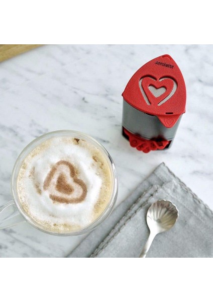 Cappuccino Artist Şablonu, 6 Değiştirliebilir Eğlenceli Tasarım
