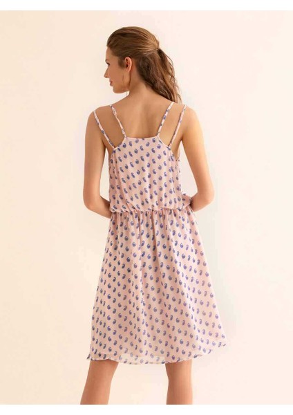 Sırt Detaylı Günlük Elbise Pembe Y9911017_038 indirimleri