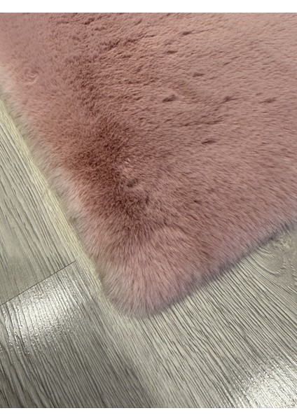 Modern Tavşan Tüyü Yumuşacık Tüy Dökmez Peluş Halı Lila fiyatları