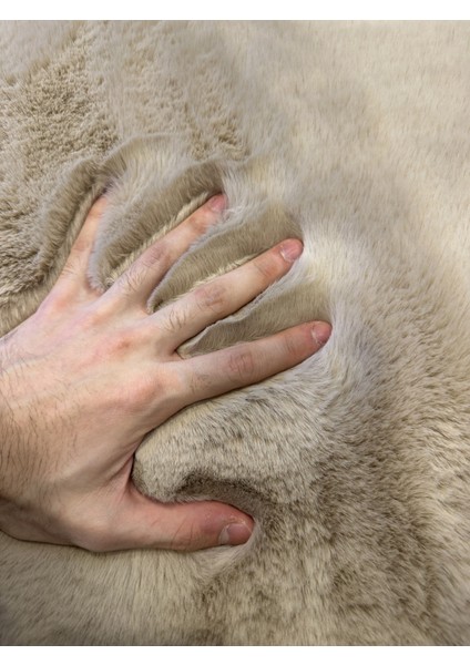 Modern Tavşan Tüyü Yumuşacık Tüy Dökmez Peluş Halı Vizon indirimleri