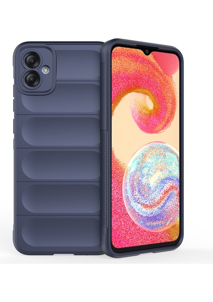 Samsung Galaxy A04E Için 4g Yumuşak Sağlam Arka Kapak Anti-Çizgiye Karşı Damla Koruma Damalı Telefon Koruyucu Kılıf (Yurt Dışından)