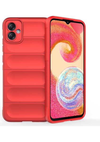 Samsung Galaxy A04E Için 4g Yumuşak Sağlam Arka Kapak Anti-Çizgiye Karşı Damla Koruma Damalı Telefon Koruyucu Kılıf (Yurt Dışından)