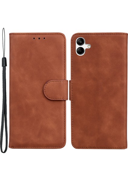 Samsung Galaxy A04E 4g / F04 4g / M04 4g Telefon Cüzdan Kılıfı Doğru Renk Pu Deri Stand Kapağı (Yurt Dışından)
