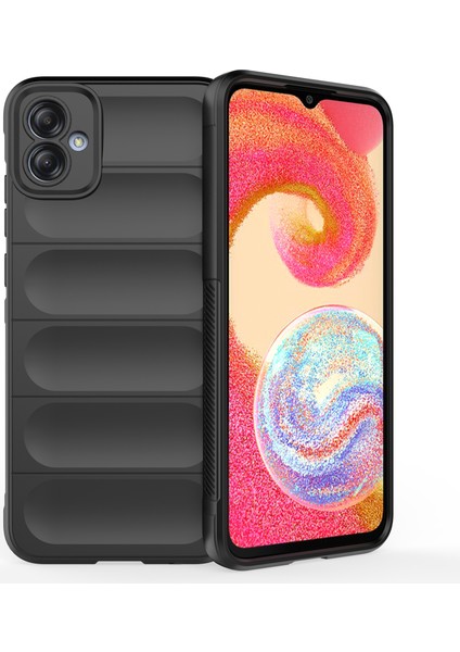 Samsung Galaxy A04E Için 4g Yumuşak Sağlam Arka Kapak Anti-Çizgiye Karşı Damla Koruma Damalı Telefon Koruyucu Kılıf (Yurt Dışından)