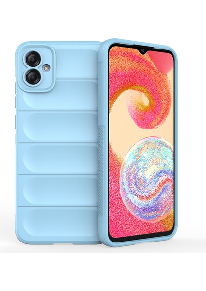 Samsung Galaxy A04E Için 4g Yumuşak Sağlam Arka Kapak Anti-Çizgiye Karşı Damla Koruma Damalı Telefon Koruyucu Kılıf (Yurt Dışından)