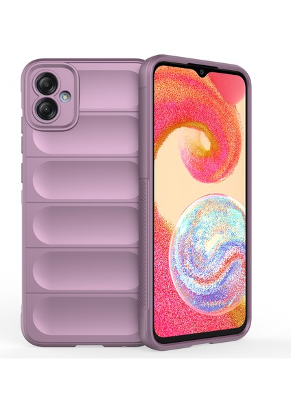 Samsung Galaxy A04E Için 4g Yumuşak Sağlam Arka Kapak Anti-Çizgiye Karşı Damla Koruma Damalı Telefon Koruyucu Kılıf (Yurt Dışından)