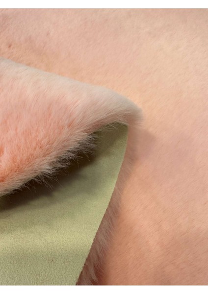 Modern Tavşan Tüyü Yumuşacık Tüy Dökmez Peluş Halı Şeker Pembe modelleri