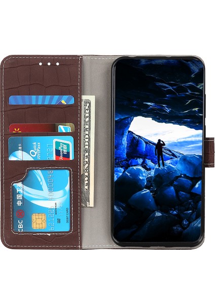 Samsung Galaxy A24 Için Cep Telefonu Kapağı 4g Flip Deri Telefon Kılıfı Cüzdan Standı Timsah Doku Koruyucu Kılıf (Yurt Dışından) indirimleri