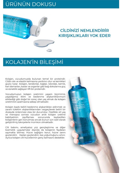 Nemlendirici ve Elastikiyet Artırıcı  Içeren Toner 300 ml