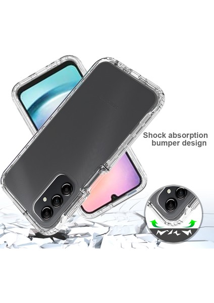 Samsung Galaxy A24 Için 4g Telefon Vaka Gradyan Renkli Pc Tpu Cep Telefon Kılıfı Pet Ekran Koruyucu (Yurt Dışından)
