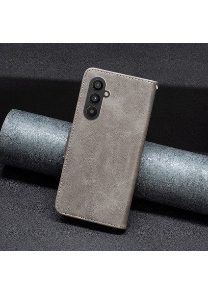 Samsung Galaxy A24 Için 4g Düz Renk Şok Geçirmez Stand Örneği Dokulu Pu Deri Cüzdan Kabuk Telefon Kapağı (Yurt Dışından) indirimleri