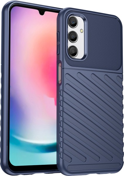 Samsung Galaxy A24 4g Thunder Serisi Kalınlaştırılmış Twill Doku Cep Telefon Kılıfı (Yurt Dışından)