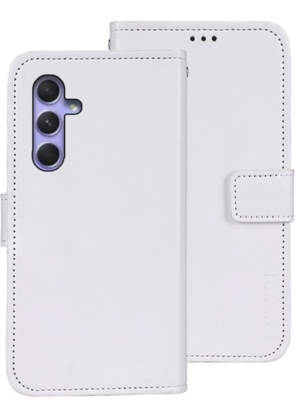 Samsung Galaxy A24 4g Cüzdanı Pu Deri Çılgın At Doku Telefon Kapağı (Yurt Dışından)