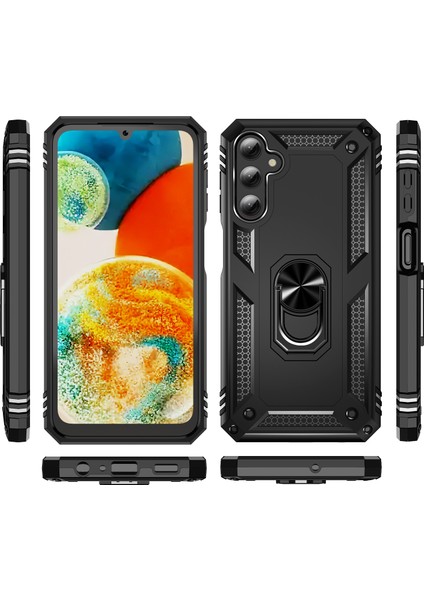 Samsung Galaxy A24 Için 4g Kickstand Araba Montaj Telefon Kılıfı Pc + Tpu Çift Katman Koruyucu Kapak (Yurt Dışından) modelleri