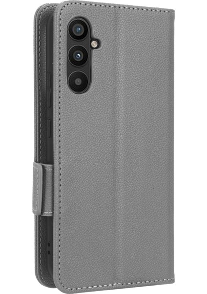 Samsung Galaxy A24 Için 4g Pu Deri Telefon Kılıfı Litchi Doku Cüzdan Stand Koruyucu Telefon Kapağı (Yurt Dışından)