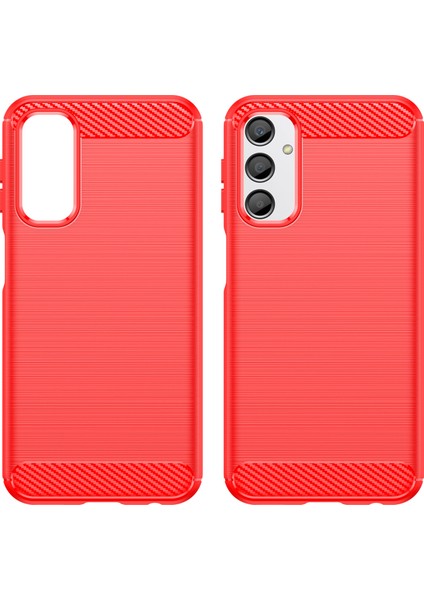 Samsung Galaxy A24 4g Çizgiye Dönüş Anti Tele Kılıfı Karbon Fiber Doku Fırçalanmış Yüzey Koruyucu Arka Kapak (Yurt Dışından) modelleri