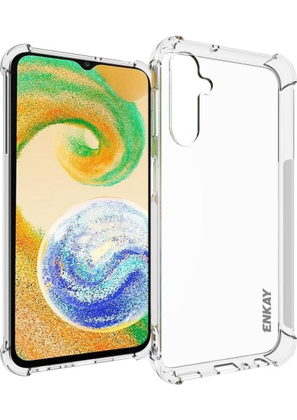 Samsung Galaxy A24 4g Clear Tpu Telefon Kılıfı Kalınlaştırılmış Köşeler Dalgalı Anta Telefon Kapağı (Yurt Dışından)