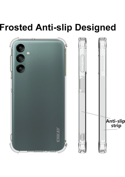 Samsung Galaxy A24 4g Clear Tpu Telefon Kılıfı Kalınlaştırılmış Köşeler Dalgalı Anta Telefon Kapağı (Yurt Dışından)