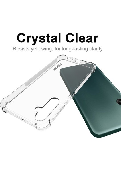 Samsung Galaxy A24 4g Clear Tpu Telefon Kılıfı Kalınlaştırılmış Köşeler Dalgalı Anta Telefon Kapağı (Yurt Dışından)