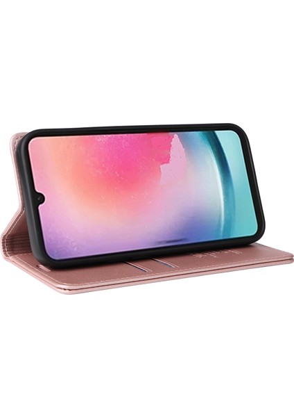 Samsung Galaxy A24 5g Pu Deri Flip Kapak Cüzdan Telefon Kılıfı Stand (Yurt Dışından) fırsatları