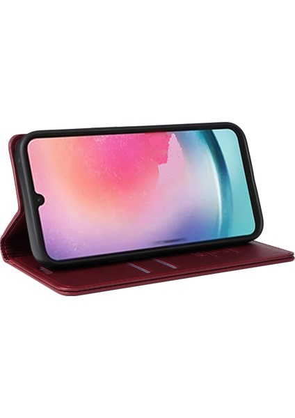 Samsung Galaxy A24 5g Pu Deri Flip Kapak Cüzdan Telefon Kılıfı Stand (Yurt Dışından) fırsatları