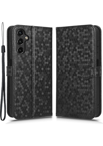 Samsung Galaxy A24 4g Cüzdan Telefon Kılıfı Dot Desek Baskılı Akıllı Telefon Kapağı (Yurt Dışından)