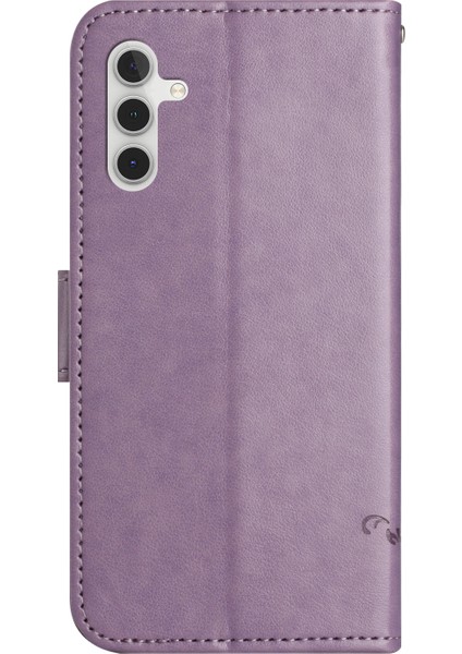 Samsung Galaxy A24 Için 4g Baskılı Kelebek Çiçek Telefon Kılıfı Pu Deri Cüzdan Stand Telefon Kapağı Kayış (Yurt Dışından) indirimleri