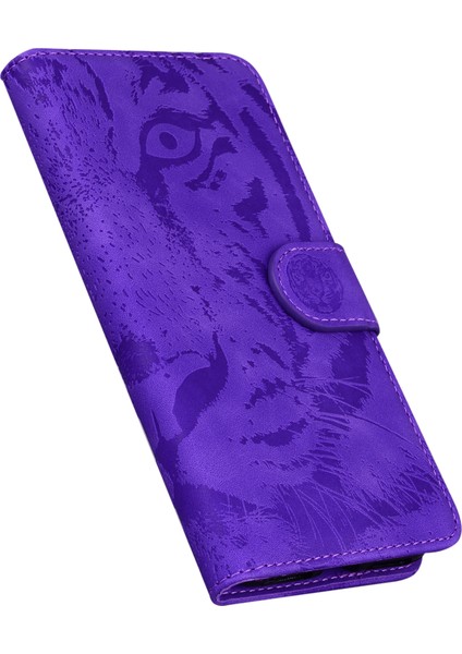 Samsung Galaxy A24 4g Cüzdan Kılıfı Tiger Baskılı Flip Folio Pu Deri Telefon Kapağı Stand (Yurt Dışından) fiyatları