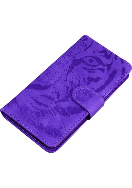 Samsung Galaxy A24 4g Cüzdan Kılıfı Tiger Baskılı Flip Folio Pu Deri Telefon Kapağı Stand (Yurt Dışından) modelleri