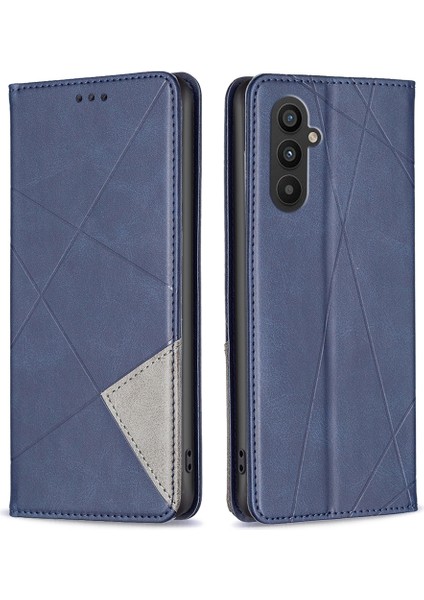 Samsung Galaxy A24 Için 4g Pu Deri Kart Tutucu Telefon Kabuğu Bir Ekleme Desenli Desen Telefon Stand Kapağı (Yurt Dışından)