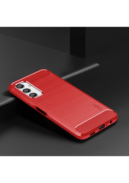 Samsung Galaxy A24 4g Karbon Fiber Tpu Telefon Kasası Fırçalanmış Kaymaz Koruyucu Kapak (Yurt Dışından)