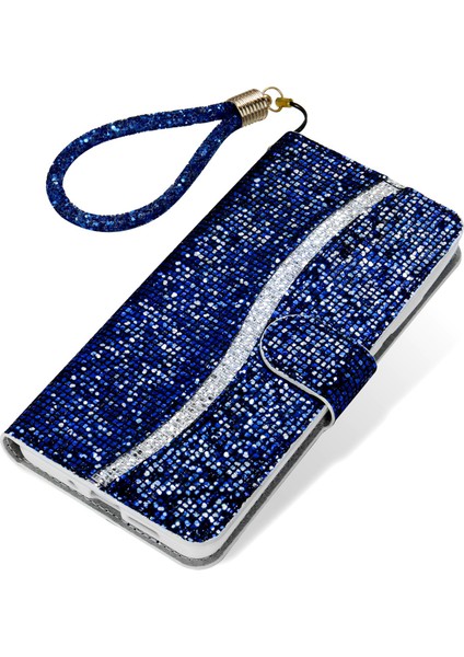 Samsung Galaxy A24 Için 4g Glitter Sparkle Ekleme Telefon Kılıfı Pu Deri Stand Cüzdan Kapağı Kayış (Yurt Dışından) fiyatları