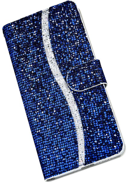 Samsung Galaxy A24 Için 4g Glitter Sparkle Ekleme Telefon Kılıfı Pu Deri Stand Cüzdan Kapağı Kayış (Yurt Dışından) indirimleri