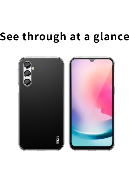 Samsung Galaxy A24 4g Clear Cover Scratch Anti-Cratch Esnek Tpu Telefon Kılıfı (Yurt Dışından) modelleri